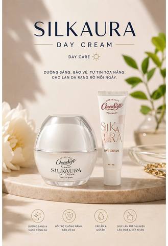 Kem lụa ngày Silkaura Day Cream CheeseSoft
