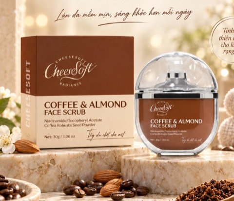 Tẩy tế bào chết Coffee and Almond Face Scrub